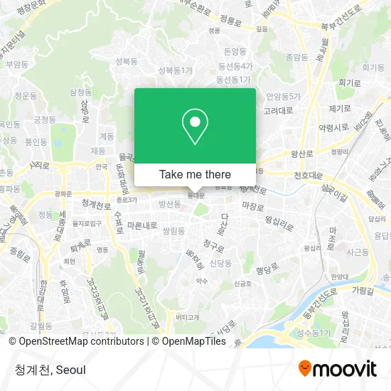 청계천 map