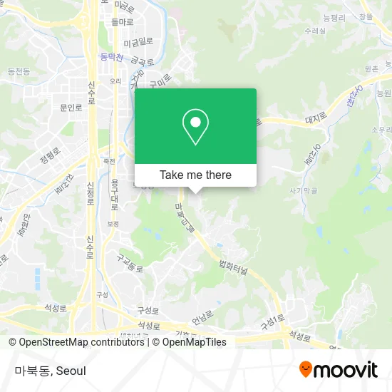 마북동 map
