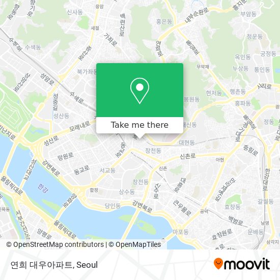 연희 대우아파트 map