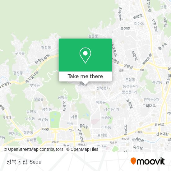 성북동집 map