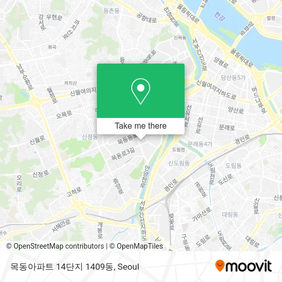 목동아파트 14단지 1409동 map