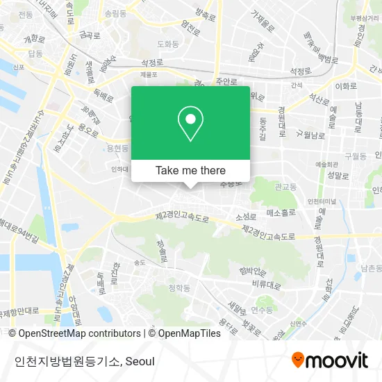인천지방법원등기소 map