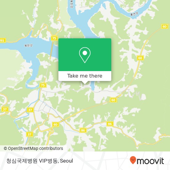 청심국제병원 VIP병동 map