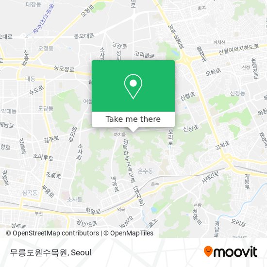 무릉도원수목원 map