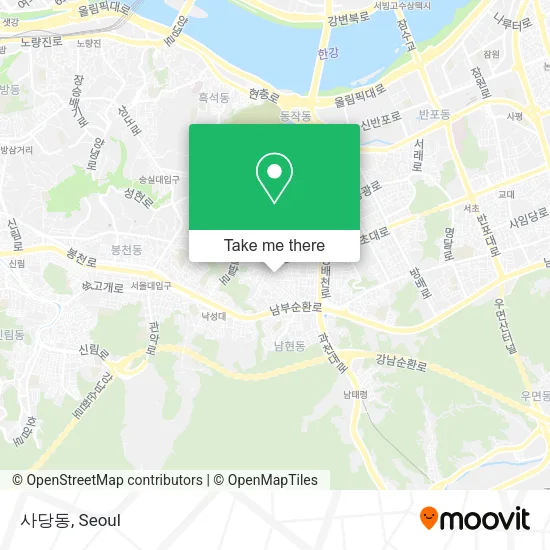 사당동 map