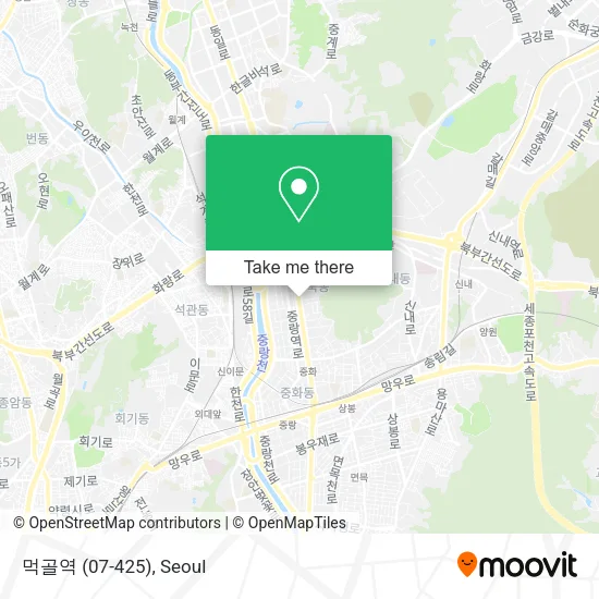 먹골역 (07-425) map