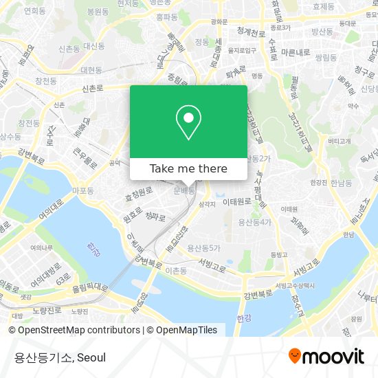 용산등기소 map