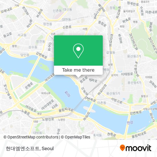 현대엠엔소프트 map