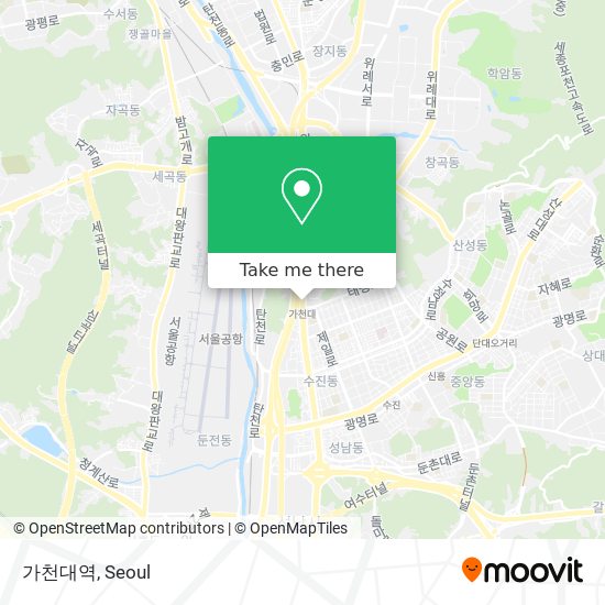 가천대역 map