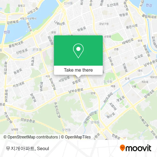 무지개아파트 map