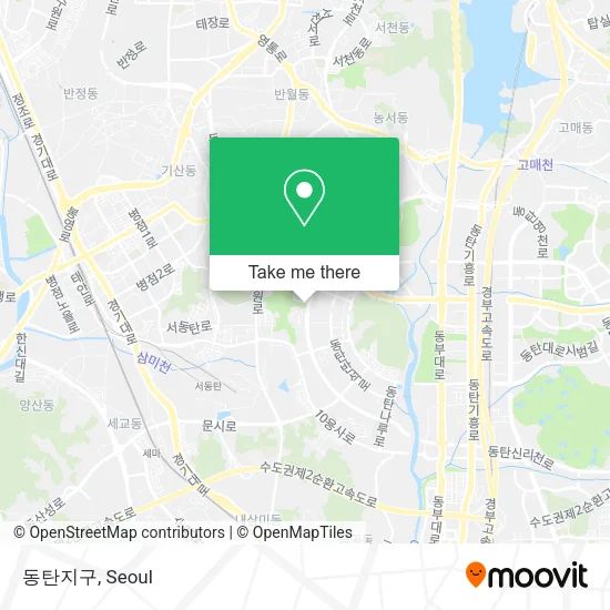 동탄지구 map