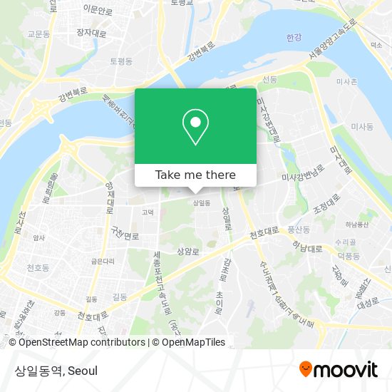 상일동역 map