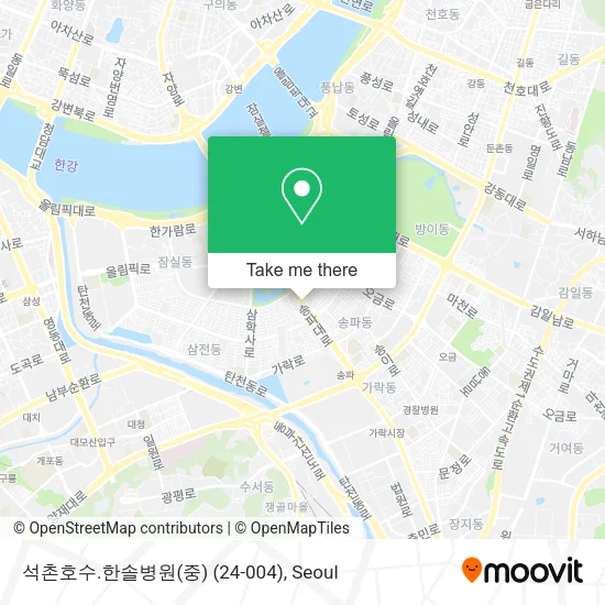 석촌호수.한솔병원(중) (24-004) map