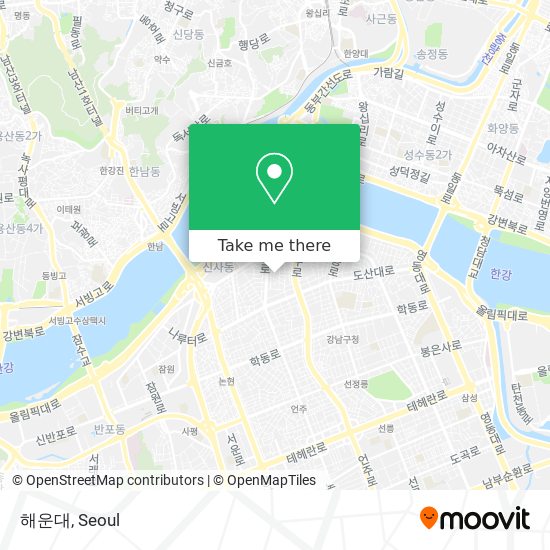 해운대 map