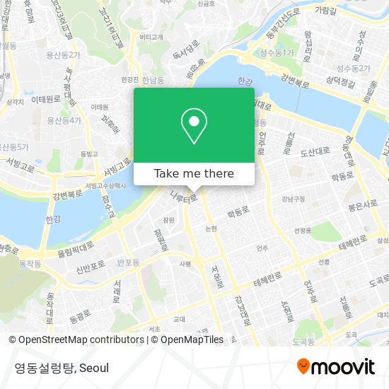 영동설렁탕 map