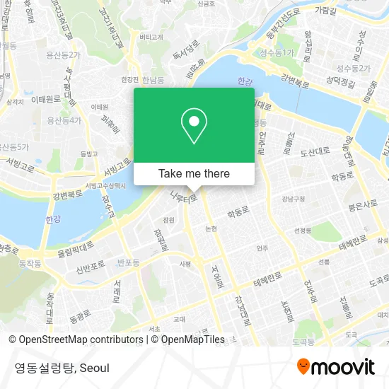 영동설렁탕 map