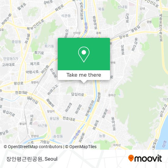 장안평근린공원 map