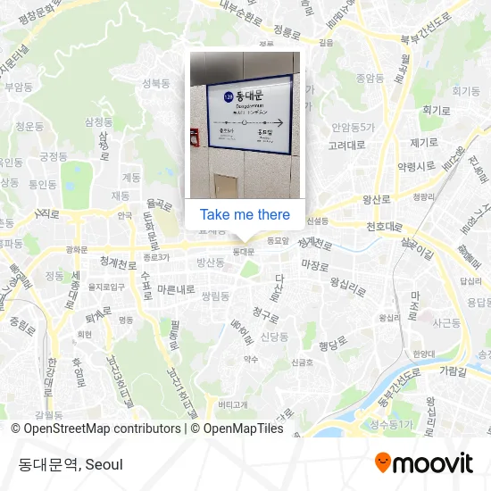 동대문역 map