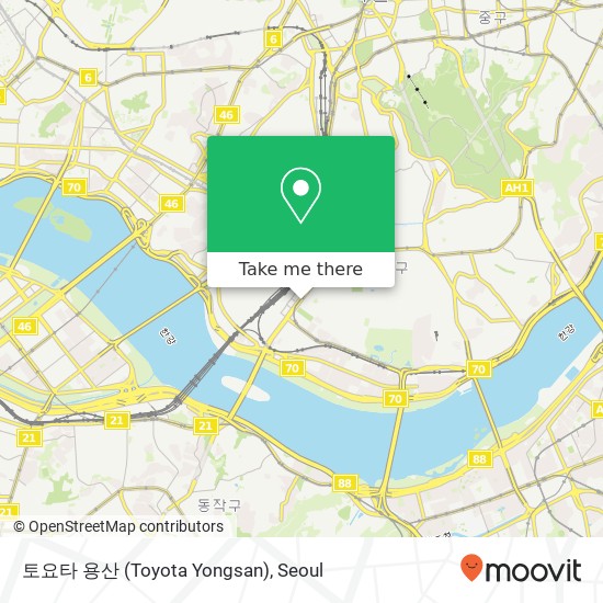 토요타 용산 (Toyota Yongsan) map