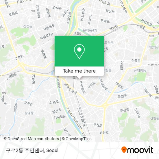 구로2동 주민센터 map