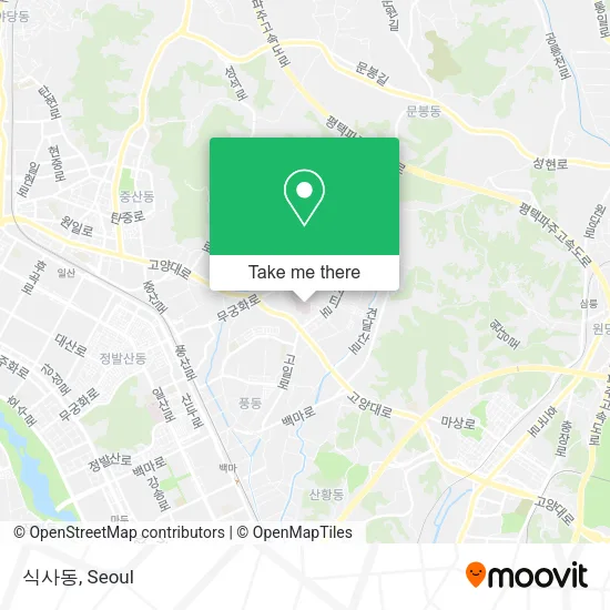 식사동 map