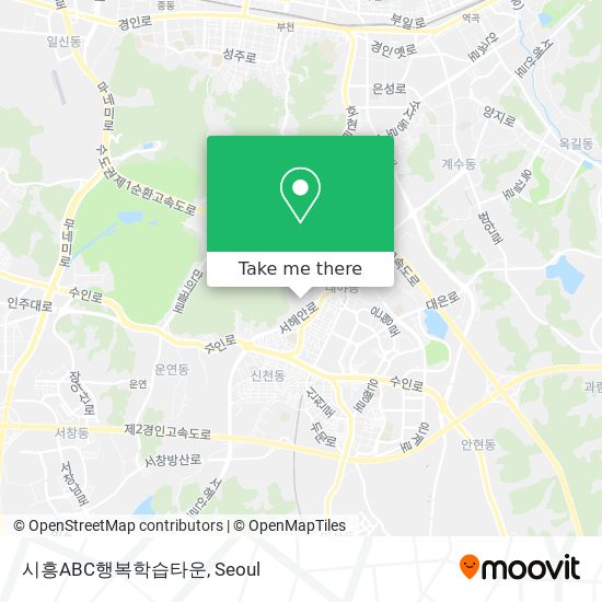 시흥ABC행복학습타운 map