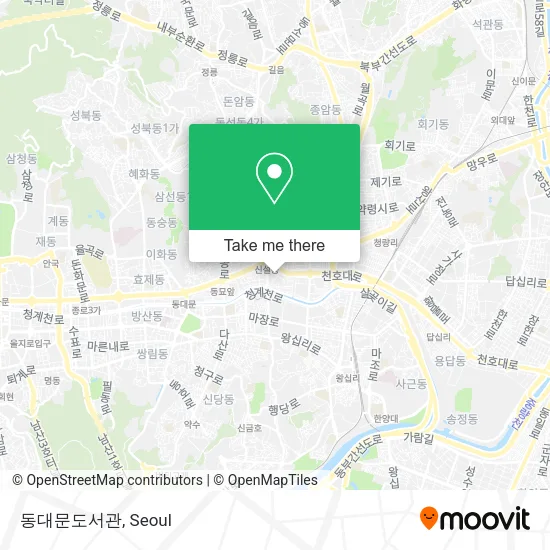 동대문도서관 map