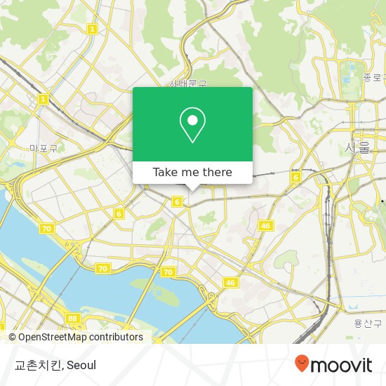 교촌치킨 map