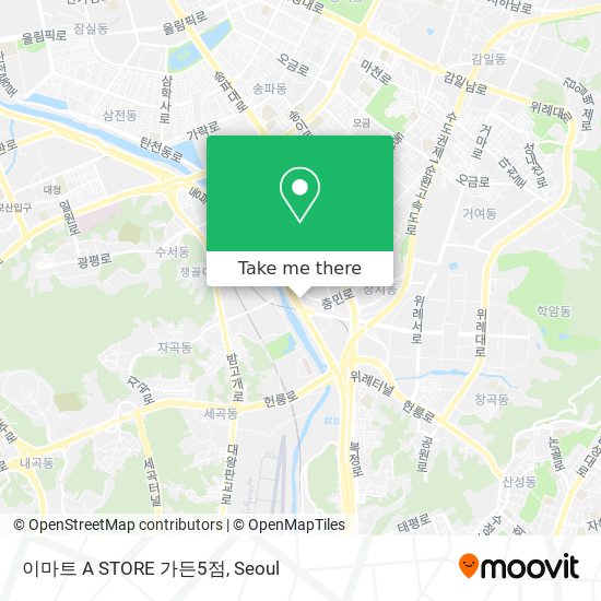 이마트 A STORE 가든5점 map
