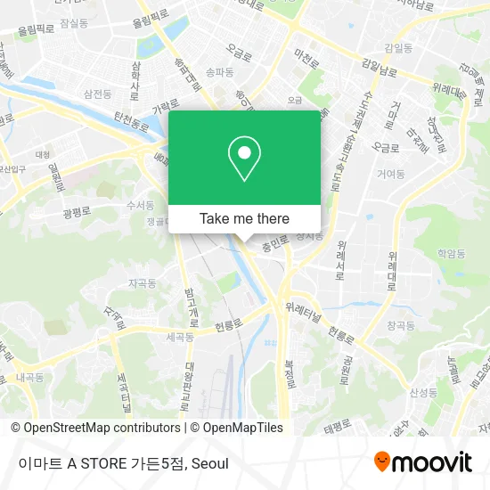 이마트 A STORE 가든5점 map