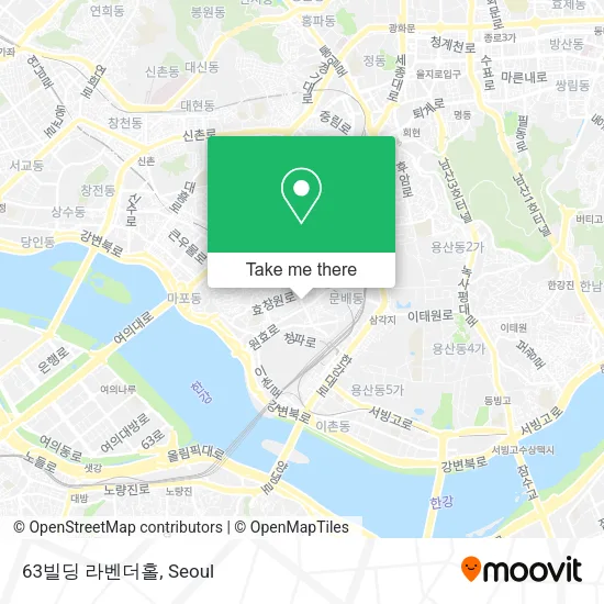 63빌딩 라벤더홀 map