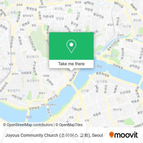 Joyous Community Church (조이어스 교회) map