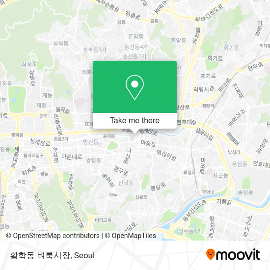 황학동 벼룩시장 map