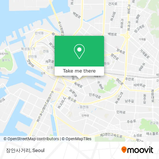 장안사거리 map