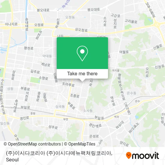 (주)이시다코리아 (주)이시다메뉴팩쳐링코리아 map