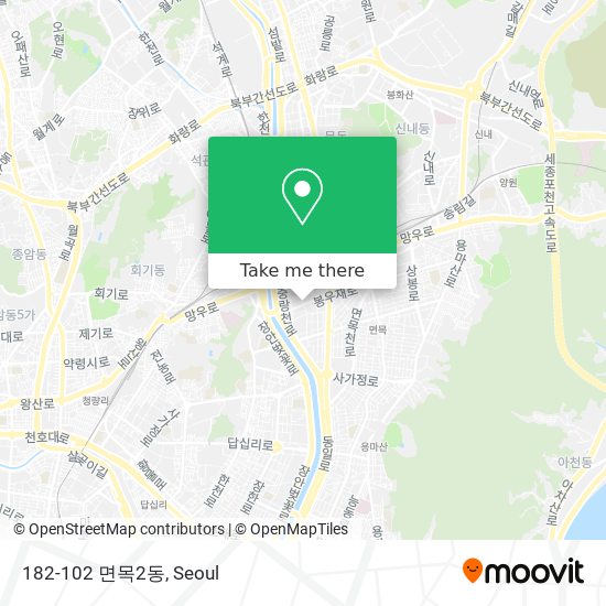 182-102 면목2동 map