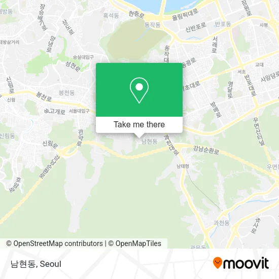 남현동 map