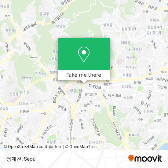 청계천 map