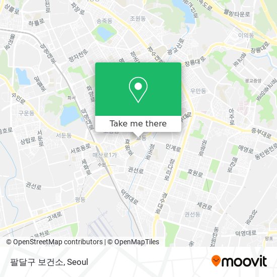 팔달구 보건소 map