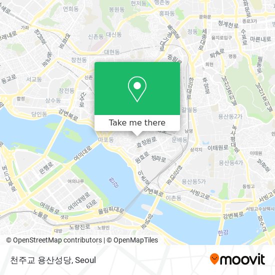 천주교 용산성당 map