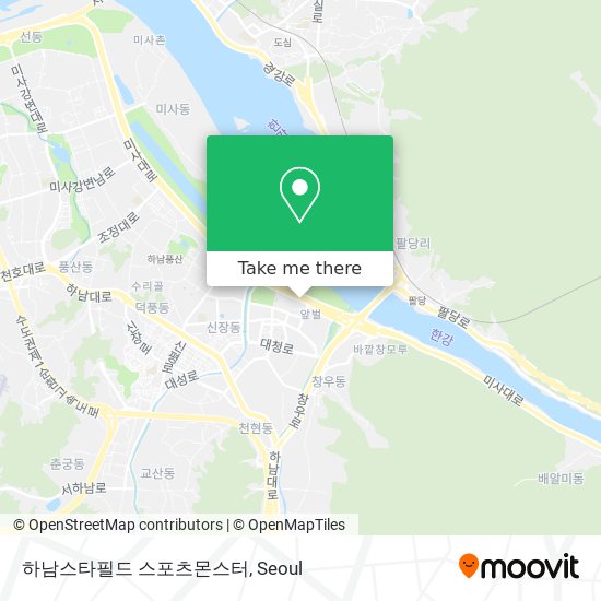 하남스타필드 스포츠몬스터 map