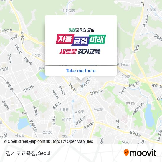 경기도교육청 map