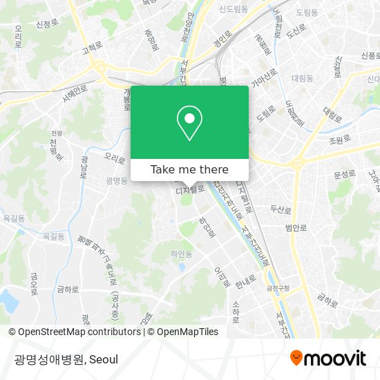 광명성애병원 map