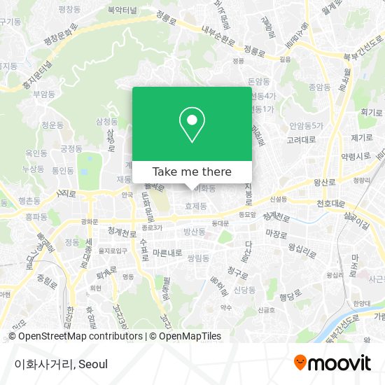 이화사거리 map