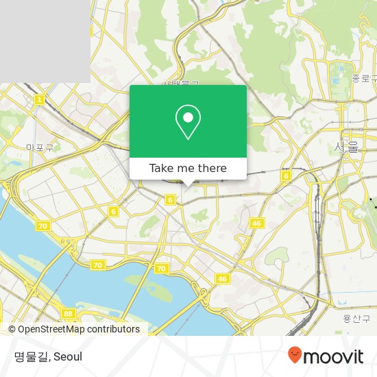 명물길 map