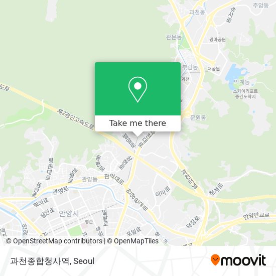 과천종합청사역 map