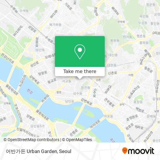 어반가든 Urban Garden map