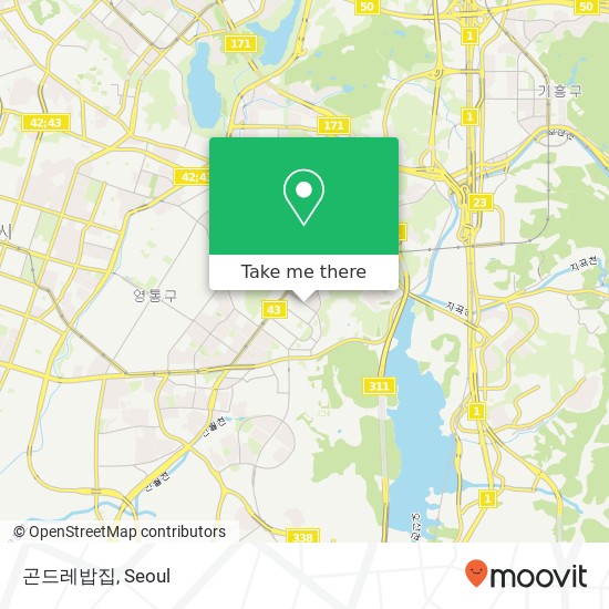 곤드레밥집 map