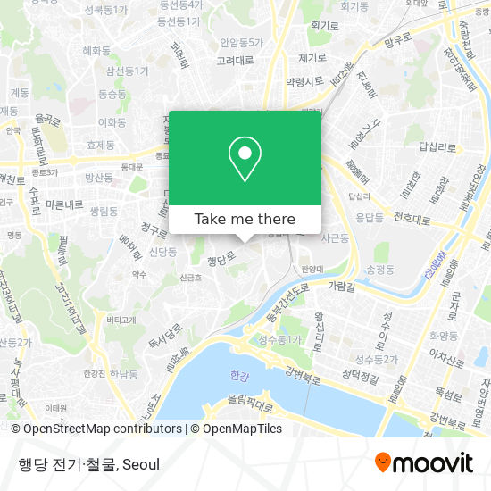 행당 전기·철물 map