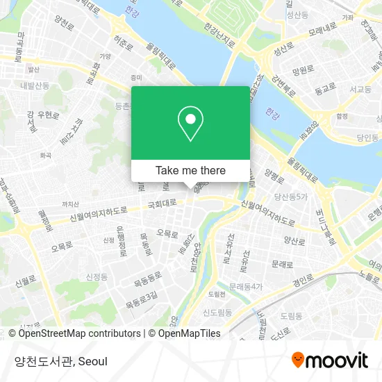 양천도서관 map